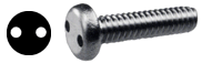 SCREWS  - SECURITY - SPANNER - MACH<br><font size= 3><b>10-32 x 1/2 S/Steel Pan HD Spanner (100)